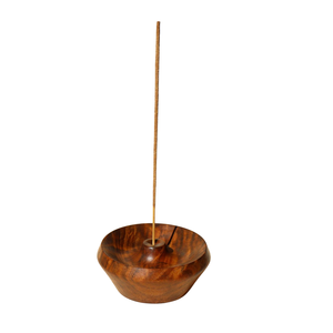 Porte-encens et cendrier en bois naturel de forme carrée, très vendu, décoration de table pour la maison, porte-bâtonnets d'encens - Product Image 4