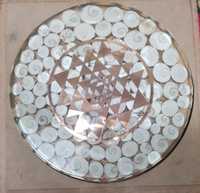 Sous-verre en cristal d'orgonite, meilleure qualité, avec gravure, vente en gros, sous-verres en sélénite de l'agate AAMEENA