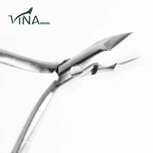 Pince à ongles longue durée Vina VNN-666-GC lame tranchante grise en acier au carbone durable pour manucure coupe-ongles et doigts - Product Image 3