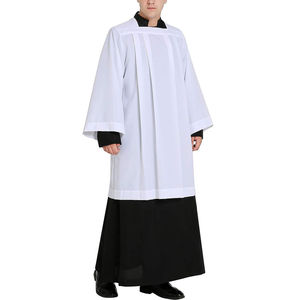 Robes de clergé de la meilleure qualité, prix d'usine, vente en gros, conception OEM ODM, respirantes, confortables, uniformes - Product Image 2