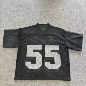 Chemise en maille courte, tissu léger et respirant, vêtements de sport, logo personnalisé, fournisseur OEM - Product Image 5