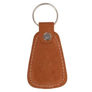 Porte-clés en cuir véritable Offre Spéciale avec anneau en acier inoxydable porte-clés en cuir porte-clés personnalisé porte-clés lanière pour hommes - Product Image 1