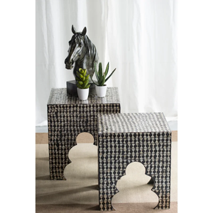 Venta al por mayor de artículos nuevos, muebles modernos para el hogar, mesa auxiliar con Incrustaciones de nácar, Forma cuadrada clásica hecha en Vietnam - Product Image 5
