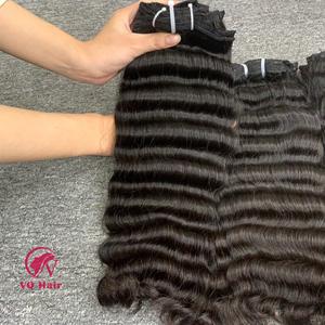 Venta al por mayor pelo crudo Genius trama suelta onda profunda 100% pelo crudo vietnamita vendedores de pelo crudo - Product Image 1