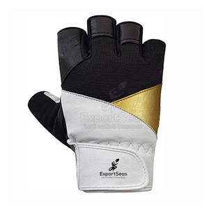 Gants en cuir de fitness respirants Gants en cuir de fitness fabriqués en gros Gants en cuir de fitness taille personnalisée - Product Image 5