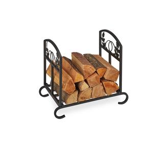 Porte-bûches en métal décoratif moderne de conception simple de tendance pour le support rustique de bois de chauffage en métal de jardin de maison - Product Image 3