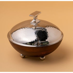 Hotel y restaurante Mesa Comedor Comida Cazuela Plato Diseñador Tapa Madre de perla Comida Olla caliente en el precio más bajo - Product Image 5