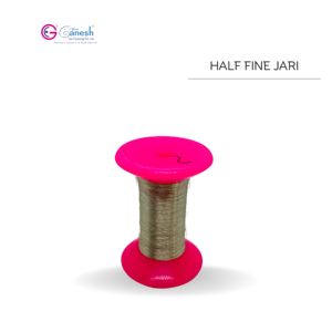 Fil de broderie indien Zari Jari Kasab LC 1260 Fil de polyester métallique avec marque Lurex pour le tissage et le tricot à la main - Product Image 2