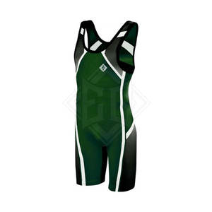 Nouvelle arrivée Spandex Polyester vêtements de lutte hommes Wrestling Singlet séchage rapide singulet personnalisé - Product Image 4