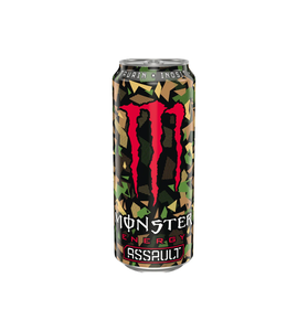 เครื่องดื่มชูกำลังมอนสเตอร์ แอสสัลท์ 12x500 มล. กระป๋อง ผสมโสม แอลคาร์นิทีน และกัวรานา เพื่อเพิ่มสมาธิ ขายส่ง - Product Image 1