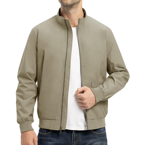 Chaqueta Cortavientos Ligera de Diseño Nuevo Personalizada al por Mayor, Chaqueta Clásica de Invierno Impermeable con Cremallera Completa para Hombre - Product Image 2