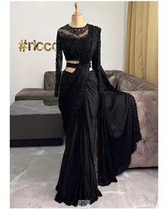 Hot Bán Phong Cách Saree Cho Đảng Và Đám Cưới Mặc Với Giá Bán Buôn Từ Ấn Độ Cho Xuất Khẩu Sexy Saree Áo Trực Tuyến