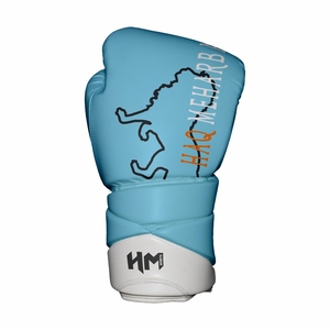 Vente en gros 2024 de haute qualité Logo personnalisé en cuir PU 6oz Gants de kickboxing durables 6oz Sportswear Motif imprimé Gants de boxe - Product Image 1