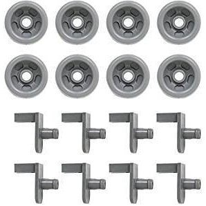 Paquete de 8 Rodillos WD12X10277 para Lavavajillas, Compatibles con General Electric - Product Image 2