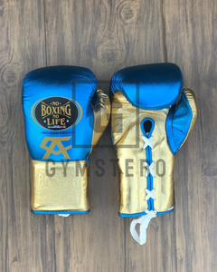 Equipo de Boxeo de Primera Calidad, Guantes de Boxeo de Cuero Vacuno Genuino Personalizados, Multicolores, de Dedo Completo, con Cierre de Gancho y Bucle - Product Image 4