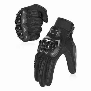 Fabricant d'usine direct qualité professionnelle personnaliser logo et couleur cuir de chèvre gants de moto totalement personnalisables - Product Image 1