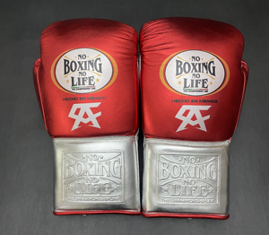 Guantes de Boxeo Profesionales de Cuero con Cordones para Entrenamiento de Combate al Aire Libre - Absorben la Humedad, Tamaños y Colores Personalizables - Product Image 2