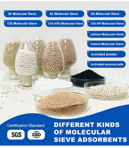 Fornitura di Fabbrica CHEMEQUIP: Perle/Pellet di <span class=keywords><strong>Zeolite</strong></span> a Setaccio Molecolare 5A ad Alta Purezza 1.6-5.0mm per Gas Ossigeno e Idrogeno PSA - Product Image 2