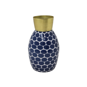 High Quality Handmade Brass Metal Flower Vase Grey Finish <b>Tabletop</b> Decorative Wedding Vases for Home Living Area Bulk Purpose - Product Image 4