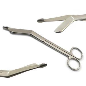 High Quality Stainless Steel Manual Bandage <b>Scissors</b> 18cm Plaster Surgical Instruments CE Certified 5 Year Warranty Hospital Use - Product Image 6