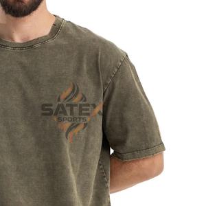 เสื้อยืดวินเทจผู้ชายแบบฟอกสี สไตล์ใหม่ ปรับแต่งได้ ทรงปกติ ผ้าฝ้าย 100% แขนยาว เป็นมิตรกับสิ่งแวดล้อม ระบายอากาศได้ดี - Product Image 2