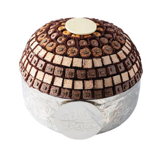 Cuenco de Chocolate de Metal dorado martillado hecho a mano, exhibición de postres, cuenco moderno de forma redonda para servir Chocolate, plato de servidor de dulces - Product Image 5