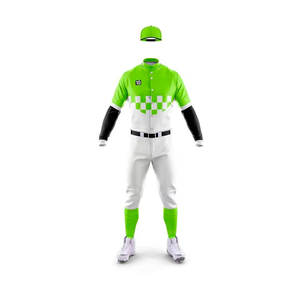 Uniforme de Jersey de béisbol hecho en poliéster personalizado de nuevo estilo, uniforme liso de ajuste Regular y uniformes de béisbol con costuras de alta calidad - Product Image 4