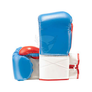 ถุงมือต่อยมวยแบบคิกบ็อกซิ่งหนัง PU โลโก้ออกแบบได้ตามต้องการสำหรับศิลปะการต่อสู้และชกมวย - Product Image 6