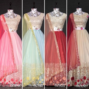 Lehenga Choli-ropa de fiesta de diseño indio y paquistaní, para mujeres y niñas - Product Image 2