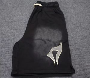 Pantalones Cortos Deportivos para Hombre, Verano 2025, 100% Algodón, Secado Rápido, Transpirables, Estilo Vintage, Lavado Ácido - Product Image 3