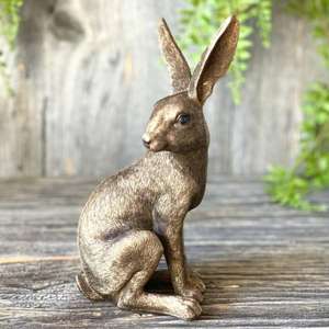 Escultura de conejo antiguo, suministros para eventos, decoración del hogar, Pascua, colocación decorativa, conejito, escultura de conejo, artículos de jardín, centro de mesa - Product Image 2