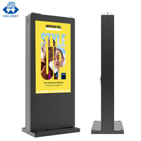 Pantalla Digital Publicitaria para Exteriores ZDHQ de 43 Pulgadas a Todo Color, IP65 Impermeable, con Soporte de Piso LCD, para Autoservicio en Centros Comerciales