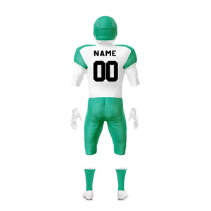 Conjunto de camiseta de fútbol americano de alta calidad personalizado Reversible, transpirable, de secado rápido, estirable, manga corta, uniformes estampados - Product Image 4
