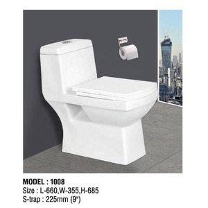 Chine Fournisseur Sanitaire Salle De Bains Produits-EWC Céramique One-Piece Water Closet, Indian Factory Asian Toilette, Meilleure Qualité - Product Image 5