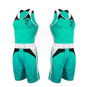 Uniforme de boxeo de buena calidad para hombre, uniforme de boxeo personalizado para artes marciales, uniforme de boxeo con pantalones cortos 2025 a la venta - Product Image 2