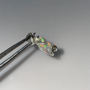 Handmade 925 Sterling Silver Pendant High Quality Multi-Fire Natural Ethiopian <b>Opal</b> Vintage Charming Flower Pattern Christian - Product Image 4