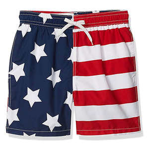 Pantalones cortos de playa de secado rápido de talla grande para hombre con cintura elástica Características antiarrugas Patrón sólido Servicio OEM disponible - Product Image 6
