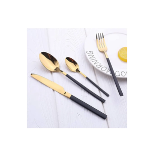 Cuillères Fourchettes Couteaux Laiton Miroir Acier Couverts Ensemble Miroir Poli Cuisine Fête Dîner Mariage En Vrac Or Couverts Ensemble - Product Image 6