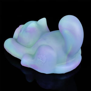 Livraison directe Vibrateurs de contrôle sans fil Fantasy Grinders Cat shaped Silicone Luminous vagin Massager Lesbian Foreplay Sex Toys - Product Image 3