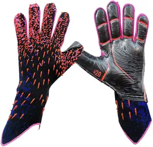 Prezzo di fabbrica all'ingrosso guanti da portiere per giovani adulti guanti da calcio professionali con lattice Super Grip