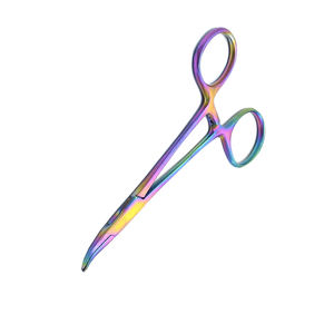 Pinzas médicas de acero inoxidable para trabajo pesado, pinzas de bloqueo de hemostato curvo dentado completo, fuente de alimentación Manual - Product Image 4