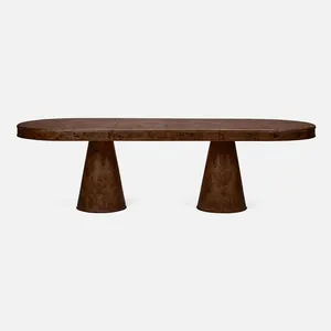 Tavolo da Pranzo, Design Salvaspazio <span class=keywords><strong>con</strong></span> Estensione, Ricca Venatura del Legno - Product Image 2
