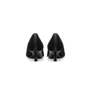 Pour les escarpins noirs Valentino Crystal - Product Image 3