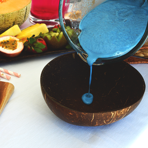 Bol à smoothie en noix de coco biologique écologique, bol en coque de noix de coco poli à la main, logo personnalisé disponible - Product Image 6