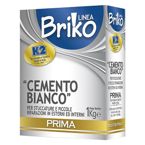 Cemento in Polvere Bianco 'briko K2' Kg. 1 - Scatola - Product Image 1