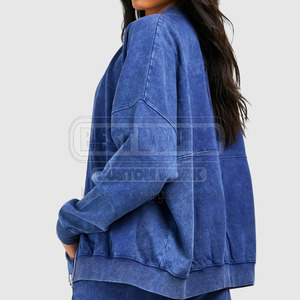 2025 Logo personnalisé coton lavage à l'acide survêtements Slim Fit qualité supérieure nouveau Style femmes lavage à l'acide survêtements - Product Image 6