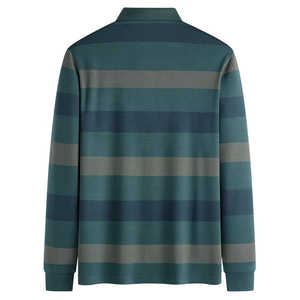 Vente en gros polo de golf en polyester vierge uni à séchage rapide pour hommes polos d'approvisionnement à long terme en surbrillance - Product Image 4