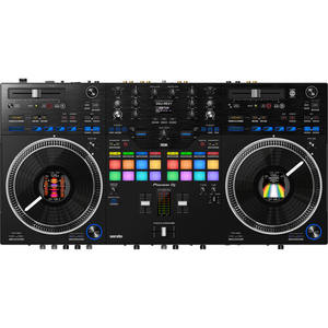 Meilleur contrôleur DJ DDJ-REV7 2 canaux rekord-box et Serato DJ Pro Controller avec Jog Wheels motorisés (Noir) - Product Image 1