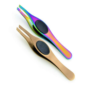 KAAMIR INSTRUMENTS-Pinzas profesionales de precisión para cejas, personalizadas, de acero inoxidable, respetuosas con el medio ambiente, ligeras - Product Image 4