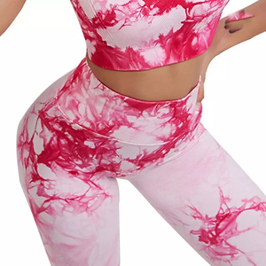 2025 <b>Tie</b> <b>dye</b> Yoga <b>set</b> for women High Elastic Yoga <b>Set</b> for Women Top Activewear Outfits Pattern Plus Size Fitness Suit - Product Image 6